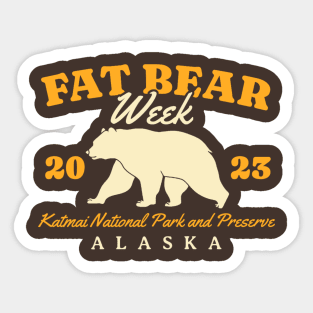 Fat Bear Week 2023 Sticker